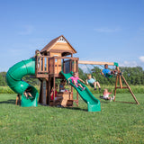 Cedar Cove Swing Set angle 1