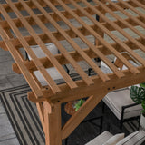 14x10 Delray Pergola angle 6
