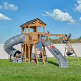Dover Bay Swing Set with Tube Slide angle 1