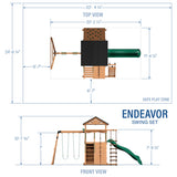 Endeavor Swing Set angle 20