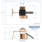 Endeavor Swing Set angle 4
