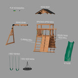 Endeavor Swing Set angle 33