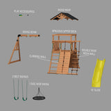 Endeavor Swing Set angle 48