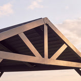 14x12 Ridgeline Steel Louvered Pergola angle 8