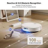 Roborock Qrevo CurvX Robot Vacuum with Multifunctional Dock 3.0 Thermo+ angle 8