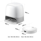 Roborock Qrevo CurvX Robot Vacuum with Multifunctional Dock 3.0 Thermo+ angle 10