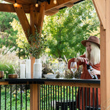 Granada Grill Gazebo with Outdoor Bar angle 2