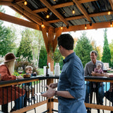 Granada Grill Gazebo with Outdoor Bar angle 13
