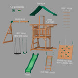Grayson Peak Swing Set angle 12