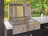 Lancaster | Galley Outdoor Kitchen with Built-In Grill & Griddle angle 4