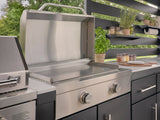 Langston | Covered Walk-In Outdoor Kitchen with Built-In Grill & Griddle angle 2