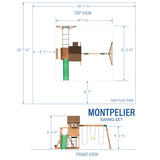Montpelier Swing Set angle 2