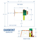 Oakmont Swing Set angle 2
