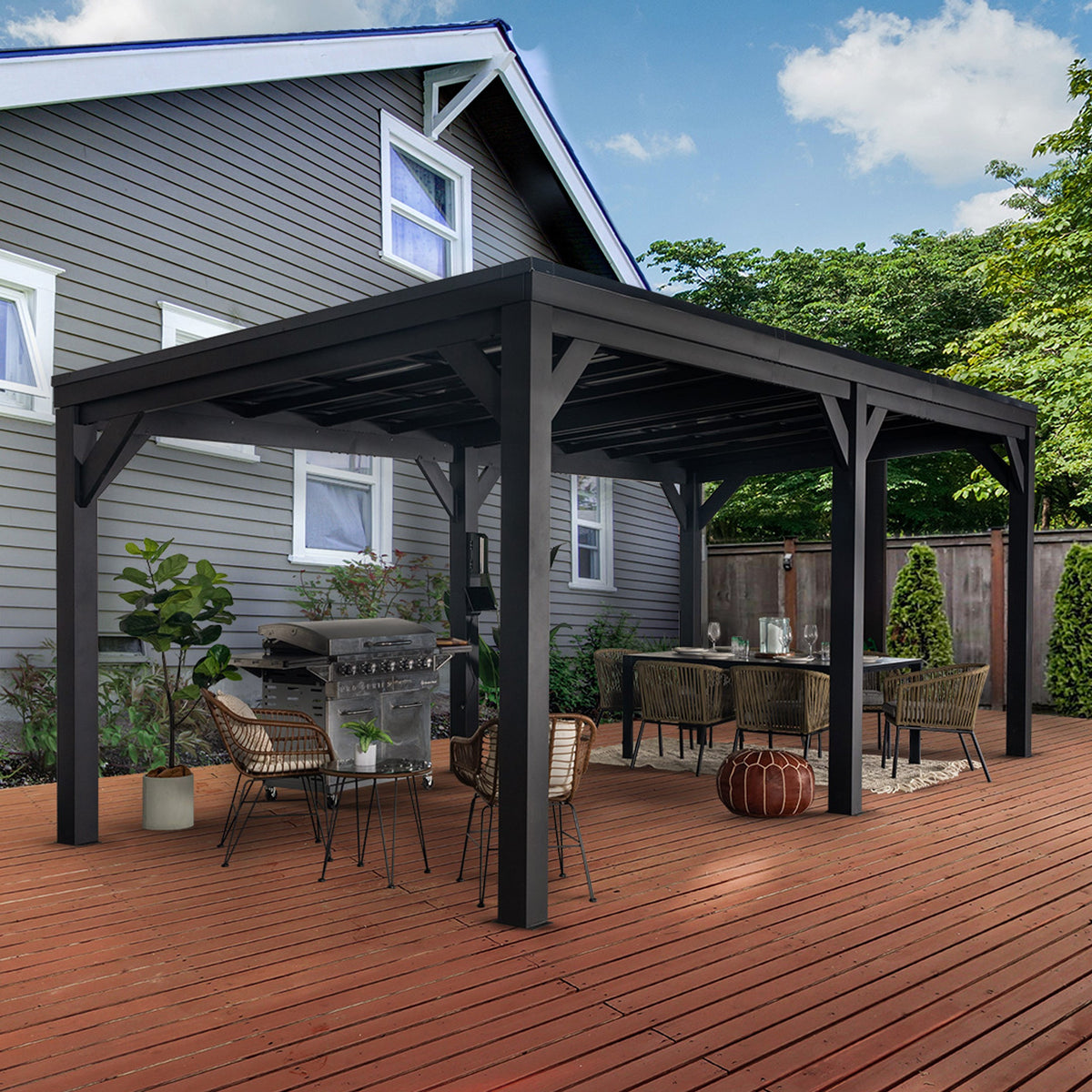 20x9.5 Stonebridge Gazebo/Carport - Noxmow Official Hardware