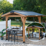Granada Grill Gazebo with Outdoor Bar angle 6