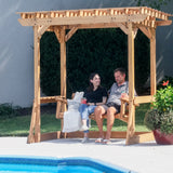 Callahan Pergola Swing angle 6