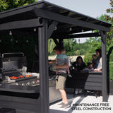 Rockport XL Steel Grill Gazebo angle 14