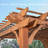 14x12 Beaumont Pergola angle 5