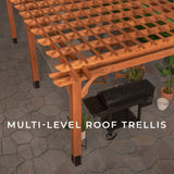 20x12 Beaumont Pergola angle 8