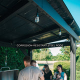Rockport XL Steel Grill Gazebo angle 11