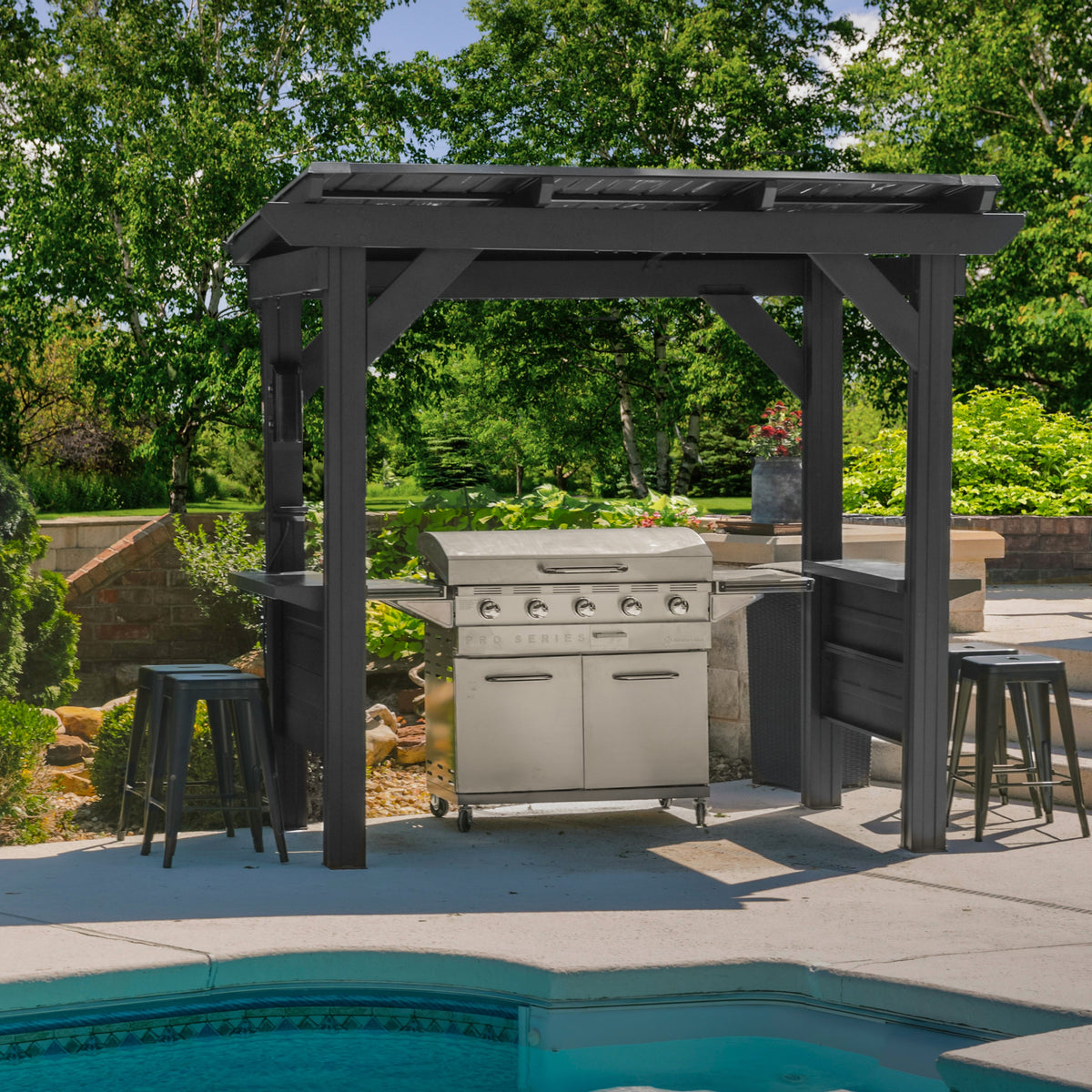 Rockport Steel Grill Gazebo - Noxmow Official Hardware