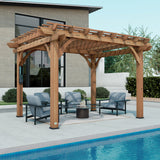 12x10 Beaumont Pergola angle 1