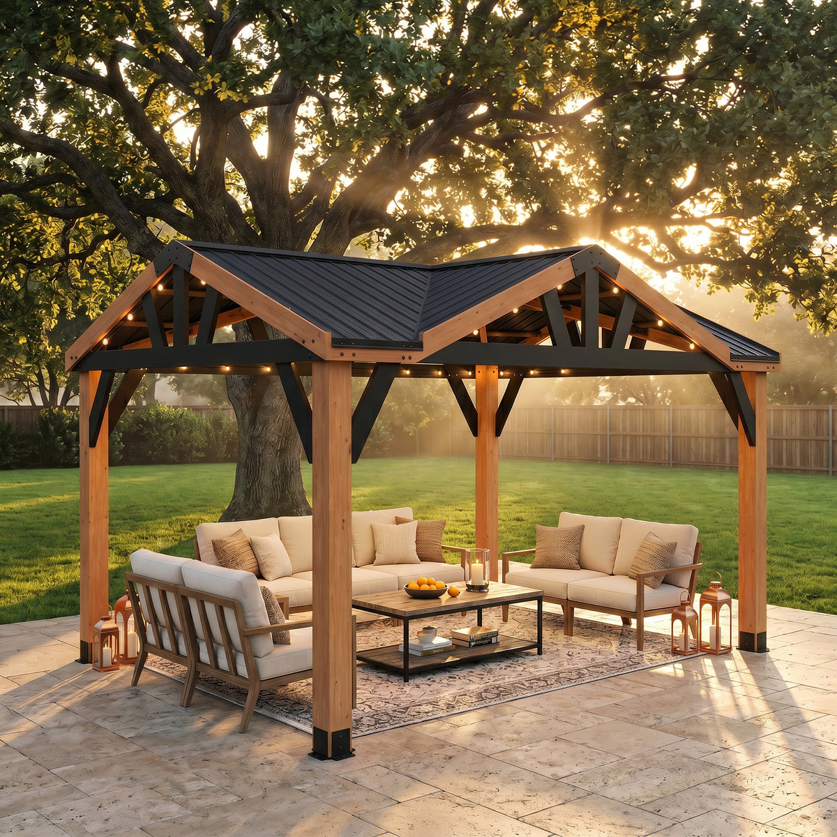 14x10 Crosswind Gazebo - Noxmow Official Hardware