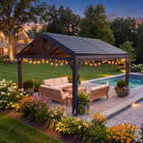 16x14 Ridgeline Steel Louvered Pergola angle 12