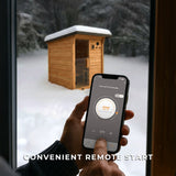 Henley Outdoor Cabin Sauna – 2-4 Person angle 6
