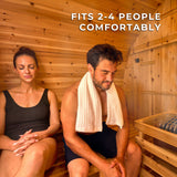 Paxton Outdoor Barrel Sauna – 2-4 Person angle 8