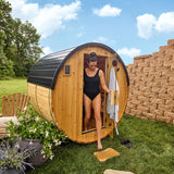 Paxton Outdoor Barrel Sauna – 2-4 Person angle 13