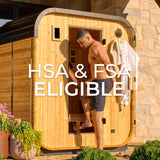 Lennon Outdoor Cube Sauna – 2-4 Person angle 1