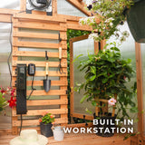 9x6 Bellerose Greenhouse angle 6