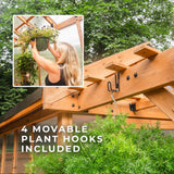 9x6 Bellerose Greenhouse angle 9