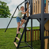 Atlas Steel Swing Set with Tube Slide angle 8