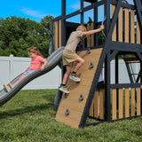 Atlas Steel Swing Set with Tube Slide angle 3