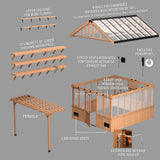 13x11 Bellerose XL Greenhouse angle 16