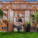 13x11 Bellerose XL Greenhouse angle 11