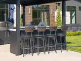 Edgemont Bay | U-Shape Outdoor Kitchen with Bar Seating, Grill & Griddle angle 6