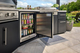 Edgemont Cove | Curved Outdoor Kitchen with Built-In Grill, Griddle & Pizza Oven angle 11