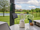 Edgemont Cove | Curved Outdoor Kitchen with Built-In Grill, Griddle & Pizza Oven angle 22