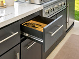 Emory | 9-Foot Outdoor Kitchen Island with Built-In Griddle angle 5