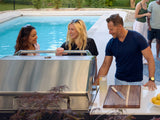 Emory | 9-Foot Outdoor Kitchen Island with Built-In Griddle angle 15