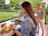 Emory | 9-Foot Outdoor Kitchen Island with Built-In Griddle angle 13