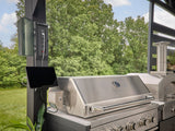 Langston | Covered Walk-In Outdoor Kitchen with Built-In Grill & Griddle angle 15