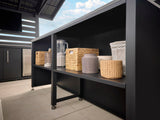 Langston | Covered Walk-In Outdoor Kitchen with Built-In Grill & Griddle angle 10