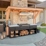 Timber Rock Outdoor Argentine Grill Cook Station angle 1
