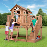 Scenic Heights Wooden Playhouse angle 1
