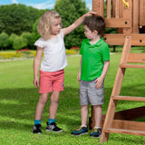 Scenic Heights Wooden Playhouse angle 6