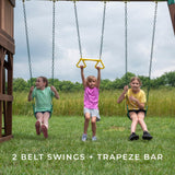 Skyfort III Swing Set angle 6